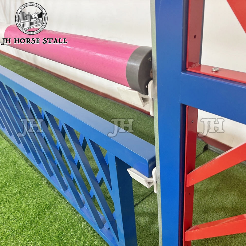 Horse Jump Block Manufacturer - European Race Colorful Aluminum with Keyhole Track