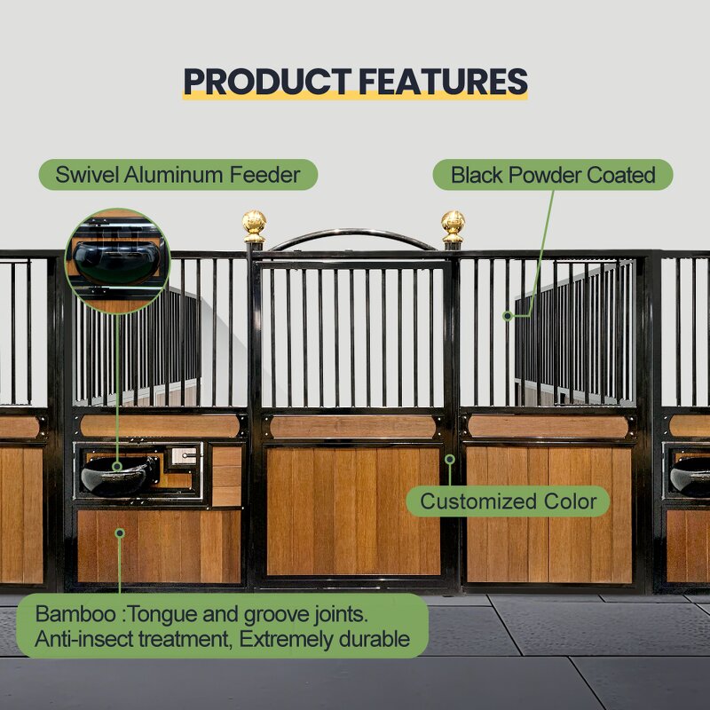 Horse Stable Manufacturer - Luxury European Premium Stainless Steel Hinged Door for Estates