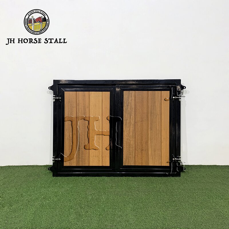 Horse Barn Windows Manufacturer - Durable Bamboo Stylish Ventilated Design for Equine Comfort