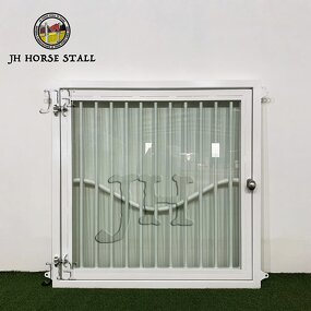 Horse Stall Window Manufacturer - Factory Supply Steel Prefab Glass Infill Hinged