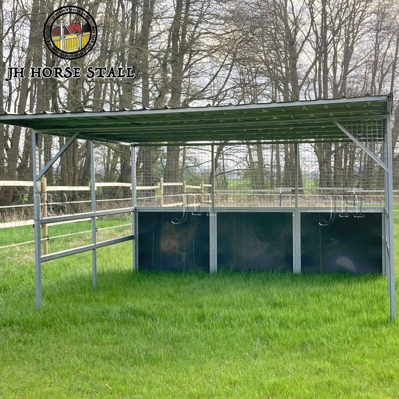 Portable Horse Stall Shelter Manufacturer - Australia Standard Galvanized with HDPE Sheets