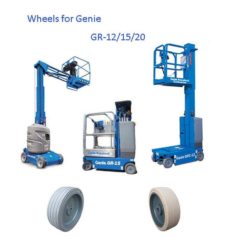 Scissor Lift Tables Solid Wheel Tires Manufacturer - Mobile 1000kg Load 10x3 12x4.5