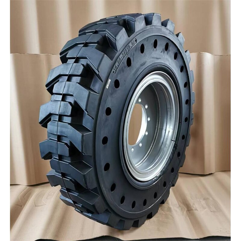 Telehandler Wheel Manufacturer - Genie GTH-844 13.00-24 with Rim Solid Tire