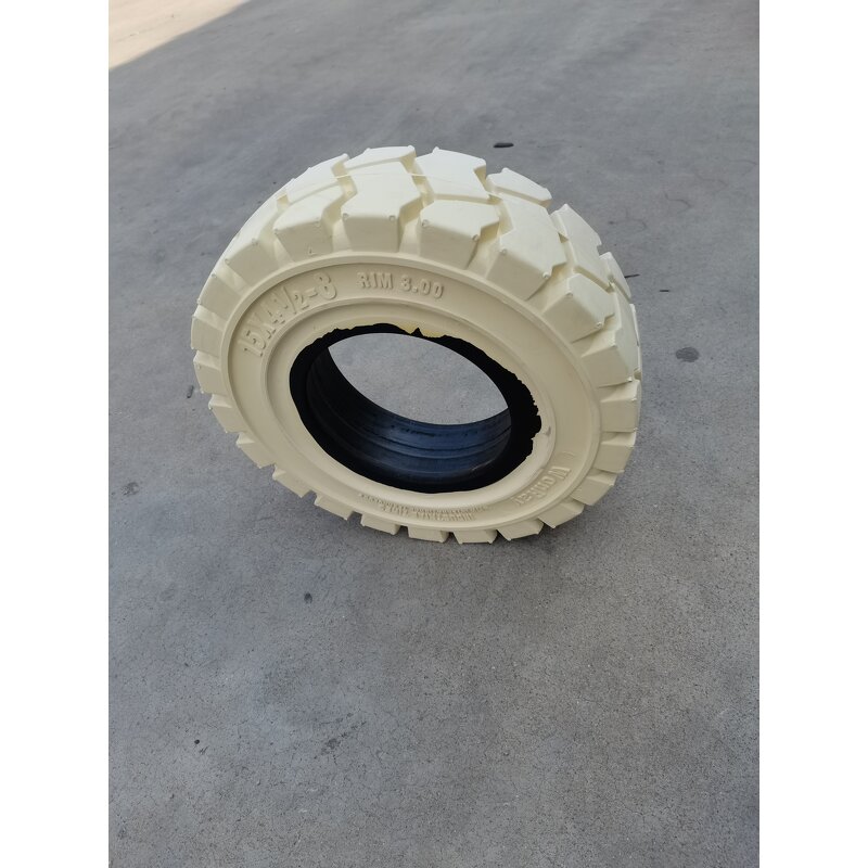 Non-marking Forklift Tires Manufacturer - White Solid Tire 18x7-8/4.33