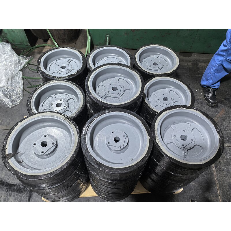 Rubber Solid Tyre Manufacturer - Non Marking Wheels 12.5x4.25 for Haulotte Optimum