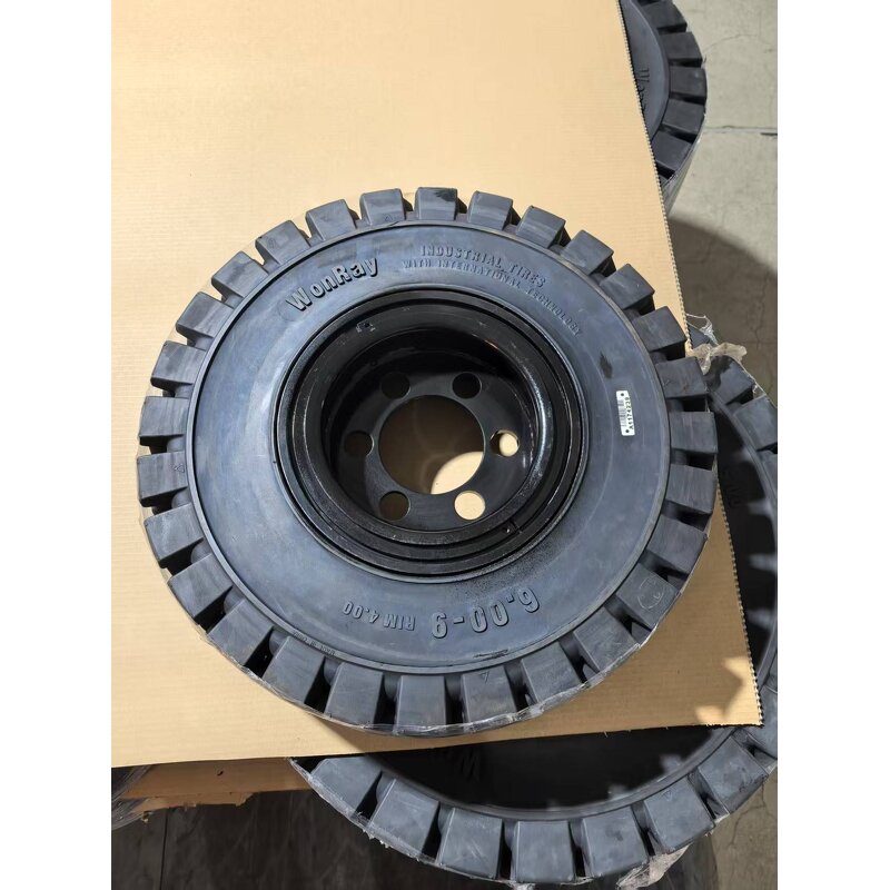 Forklift Tire Manufacturer - Linde 6.00-9/4.00 650-10 with Split Rim for Airport GSE