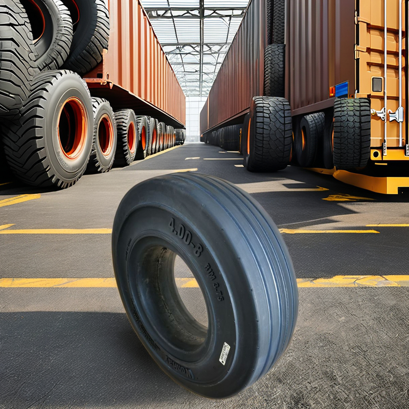Solid Tyre Manufacturer - 4.00-8 3.20-8/3.00D 14x4.5-8 15x4 1/2-8/3.00 for Baggage Trailers