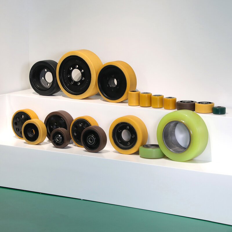 Polyurethane Drive Wheel Manufacturer - Reach Truck 343x114 -80mm 3000kg Load 7 Holes