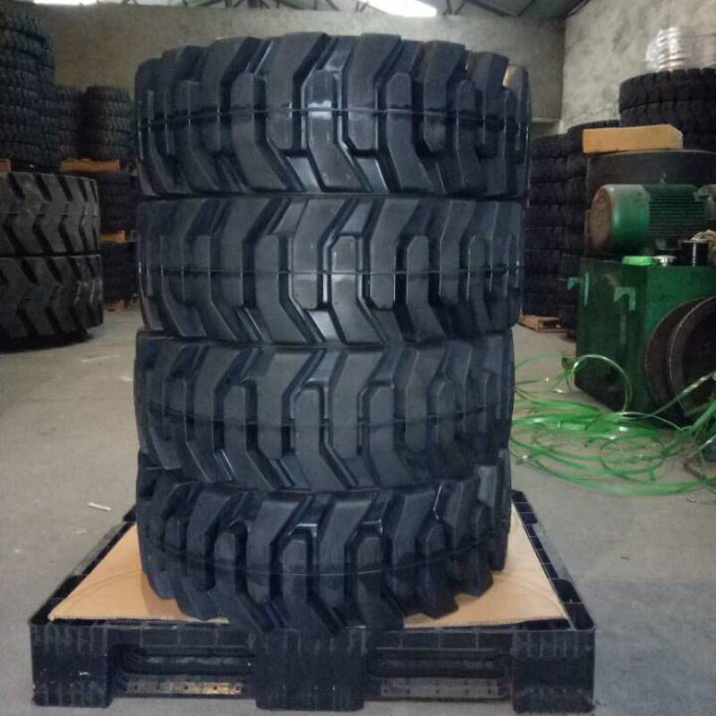 Solid Rubber Tyre Wheels Manufacturer - 10x16.5 10-16.5 12x16.5 14x17.5 for Skid Steer Loader