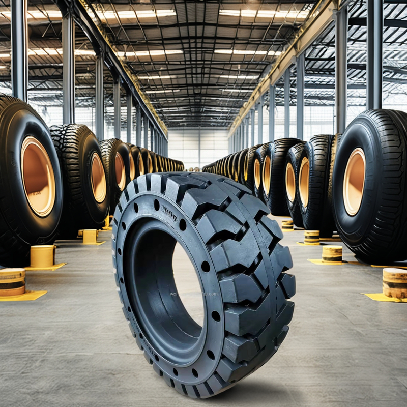 Solid Tires Manufacturer - for Forklift Trucks and Material Handling Equipment
