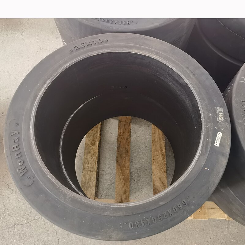 Milling Machine Tyre Manufacturer - Heavy Duty 620x250x480 660x250x400 660x250x480 Cushion Press-On Smooth