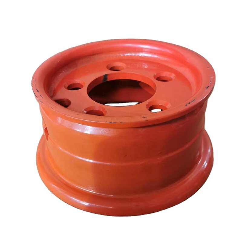 Solid Forklift Tire Manufacturer - 16x6-8 Flat Proof Black or White with Rims