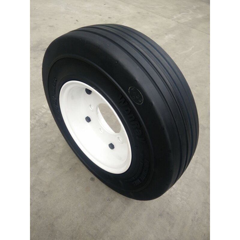 Solid Rubber Tire Manufacturer - Aviation Parts GSE 4.00-8 with Rim