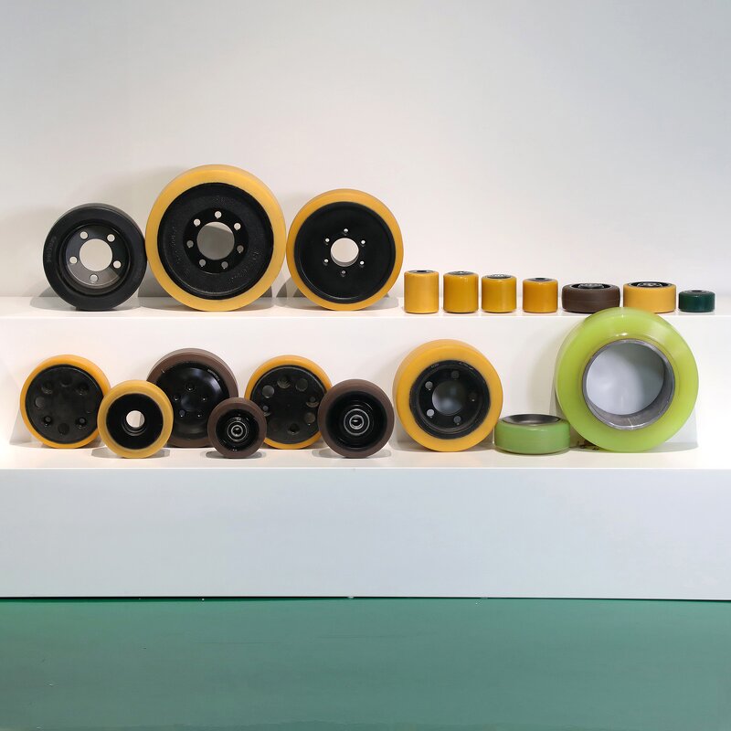 Polyurethane Drive Wheel Manufacturer - Reach Truck 343x114 -80mm 3000kg Load 7 Holes