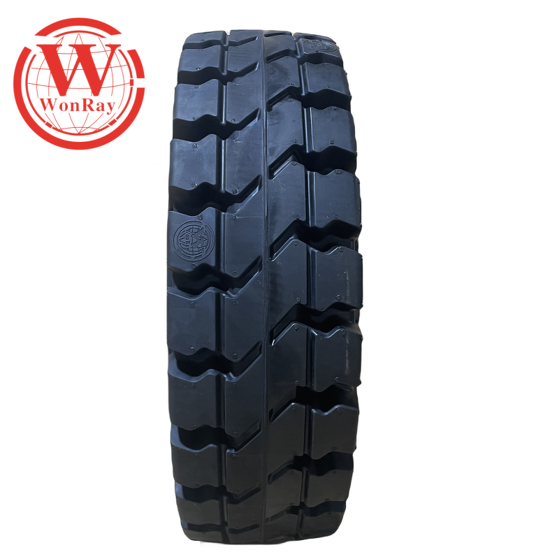 Solid Forklift Tire Parts Manufacturer - 6.50-10/187-8/239-10 Rubber