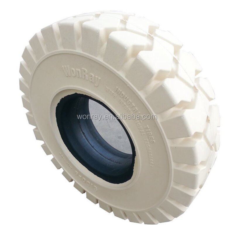 Non-Marking Forklift Tires Manufacturer - 6.00-9 7.00-12 Rubber for Construction