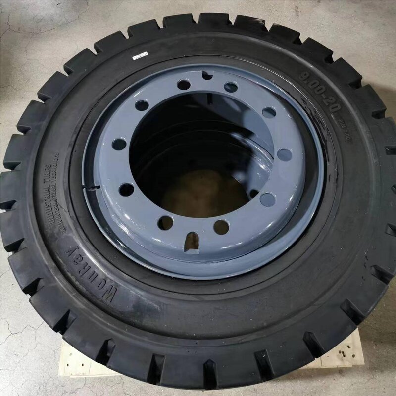 Solid Tires Manufacturer - Durable Rubber for Forklifts Material Handling Equipment