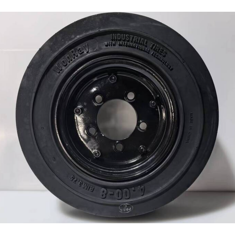 Airport Baggage Cart Luggage Trailer Manufacturer - 4.00-8 3.00 3.50 3.75 Solid Tire with Twin-disk Rim