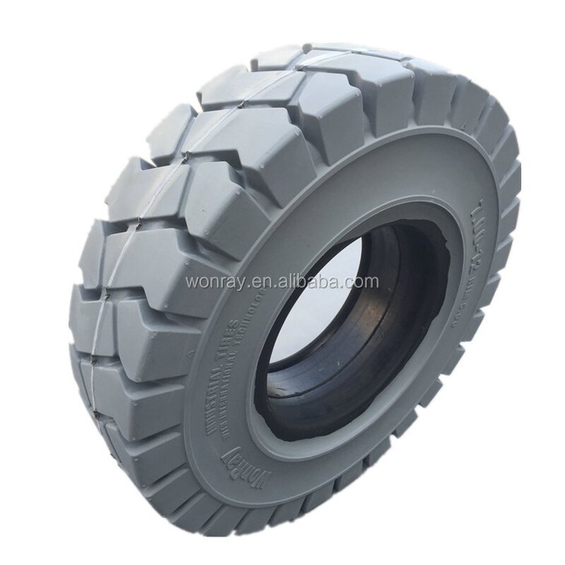 Non-Marking Forklift Tires Manufacturer - 6.00-9 7.00-12 Rubber for Construction