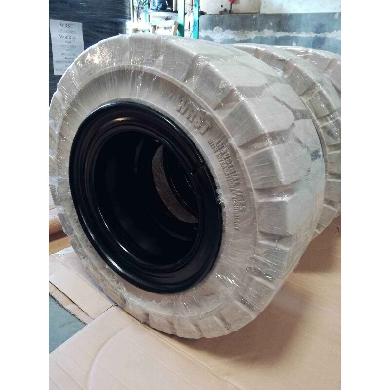Boom Lift Solid Tire Manufacturer - Haulotte HA12IP Replacement 7.00-12 Gray 5holes and 9holes