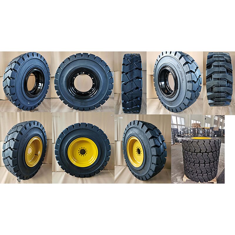 Solid Tire Manufacturer - with Rim 14.00-24 1400x24 for JLG 1055 1255 Telehandler