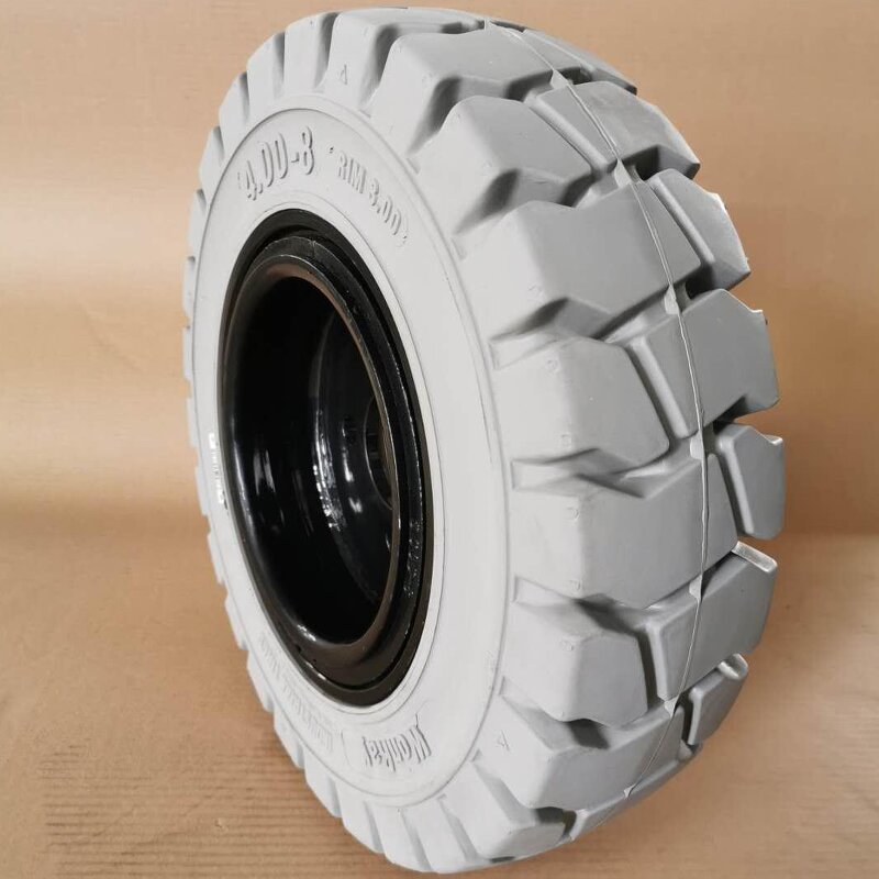 Solid Rubber Tyre Manufacturer - 4.00-8 3.00 3.75 for Airport Trailer GSE Wheel