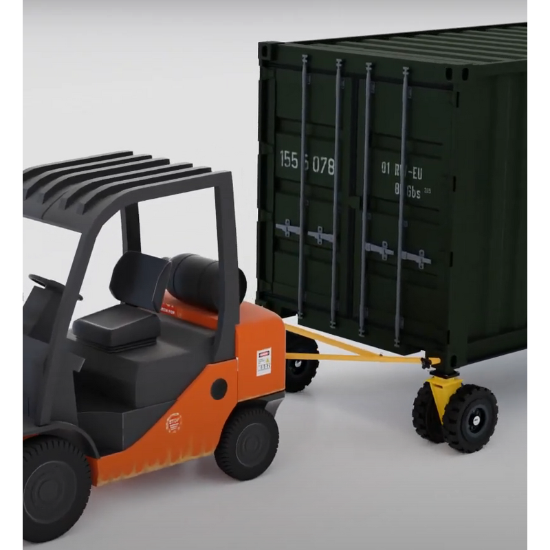 Shipping Container Dolly Wheel Manufacturer - Heavy Duty Caster Solid Tire 7.00-9 6.00-9 7.00-15 7.50-15