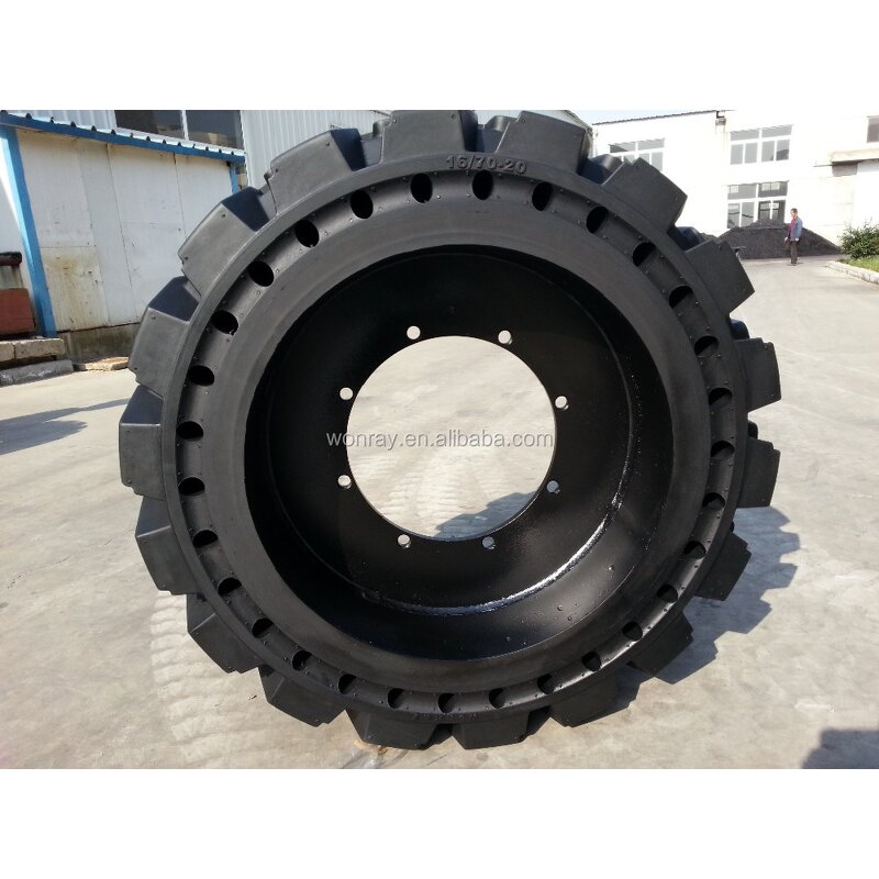 Solid Tyre Manufacturer - 10-16.5 12-16.5 for Skid Steer Loader with Rim