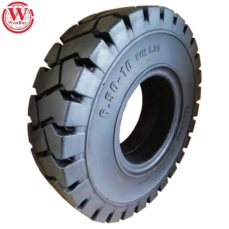 Solid Forklift Tire Manufacturer - 650-10 6.50-10 Ball Bearing for Construction