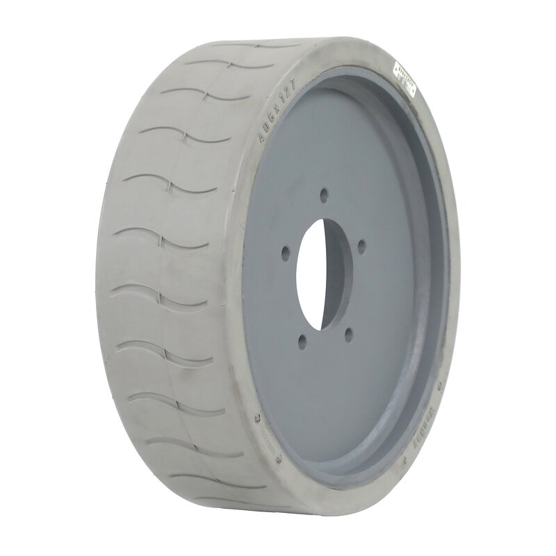 Solid Rubber Tires Manufacturer - for Aerial Work Platform 15x5 Scissor Lift 500kg Load