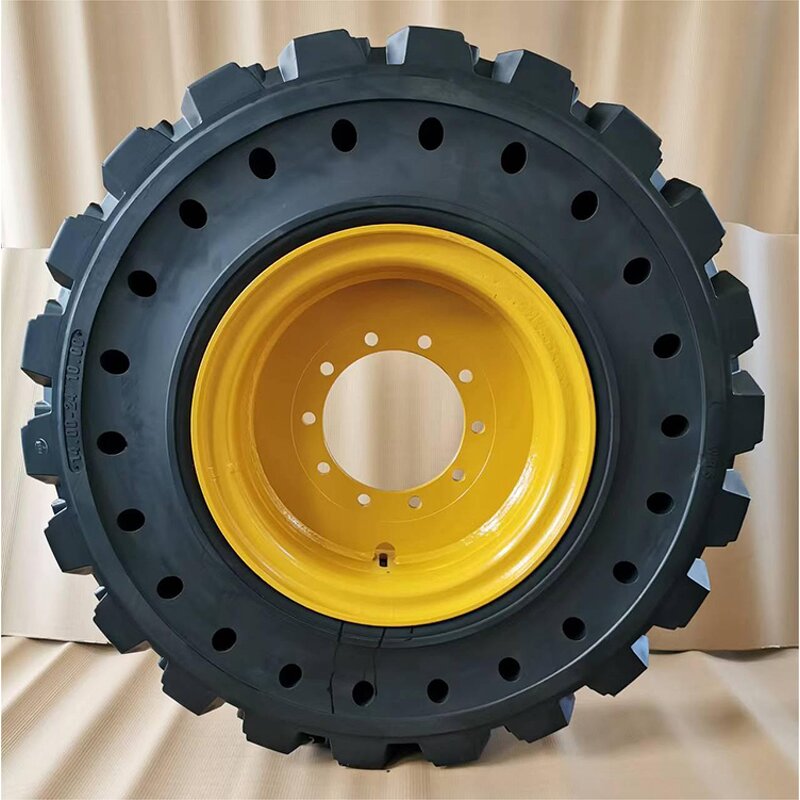 Telehandler Wheel Manufacturer - Genie GTH-844 13.00-24 with Rim Solid Tire