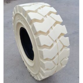 Non-marking Forklift Tires Manufacturer - White Solid Tire 18x7-8/4.33
