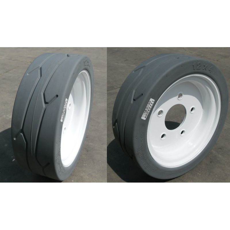 Solid Tires Manufacturer - Special Small for Snorkel S1930E 2.00-8 12x4 310mmx100mm White