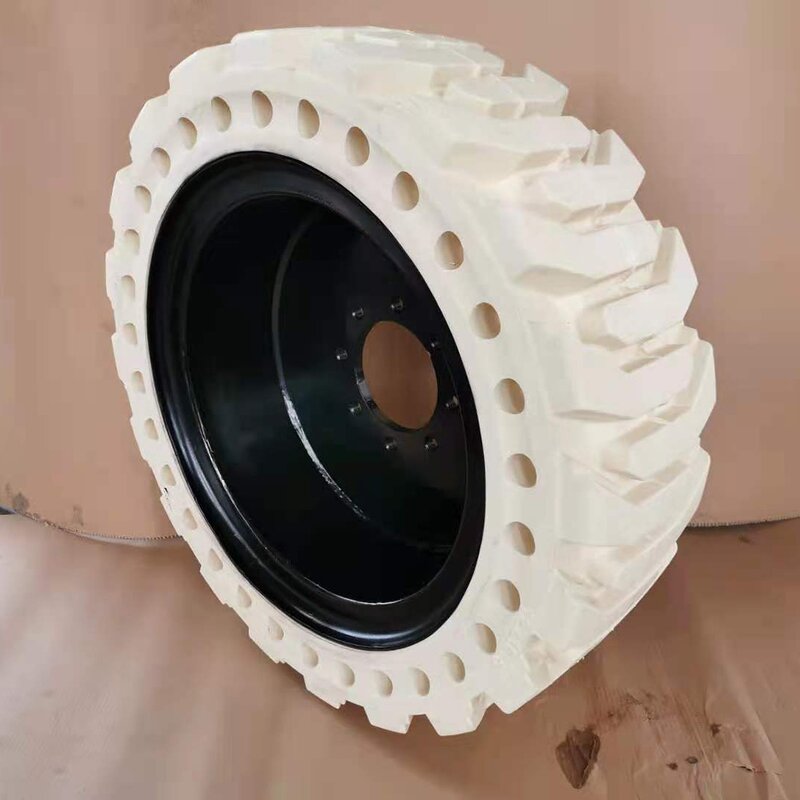 Solid Rubber Tire Manufacturer - Heavy Duty 12x16.5 12-16.5 for 8 Studs Wheel Loader