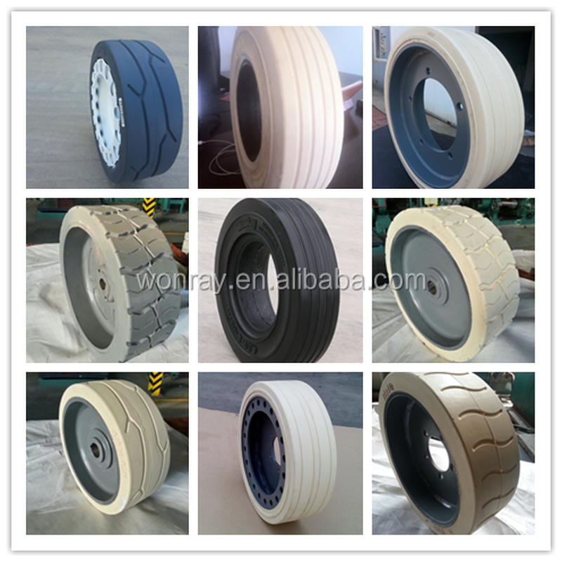 Solid Tires Manufacturer - Special Small for Snorkel S1930E 2.00-8 12x4 310mmx100mm White