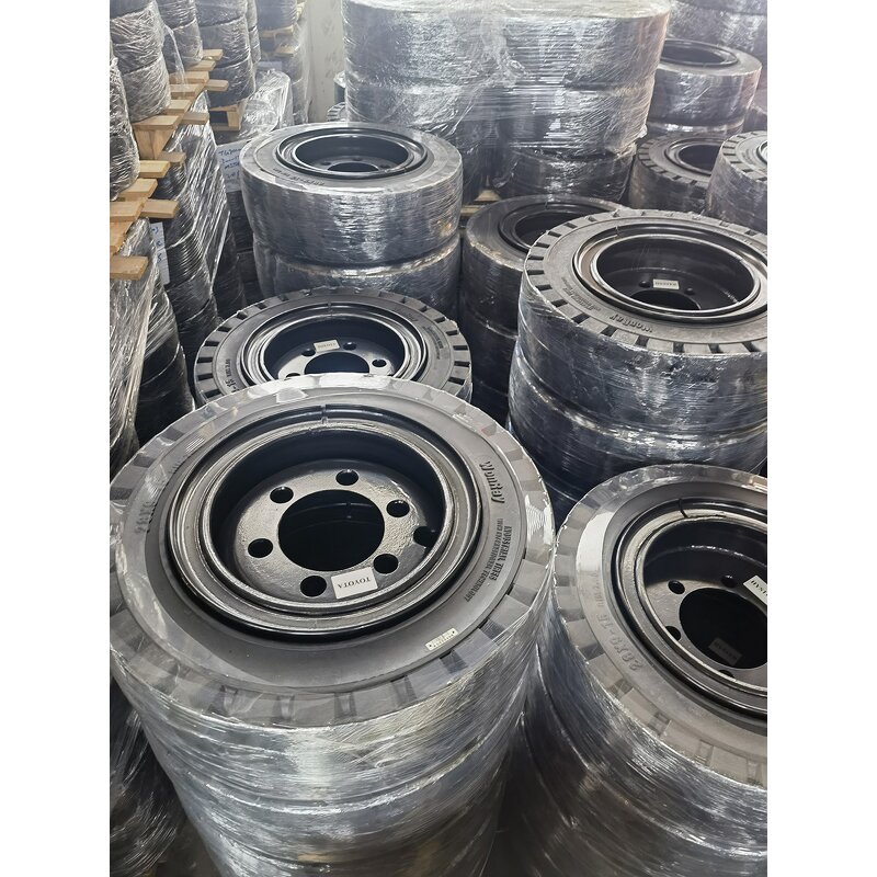 Solid Forklift Tire Manufacturer - 650-10 Ball Bearing Rubber for Material Handling