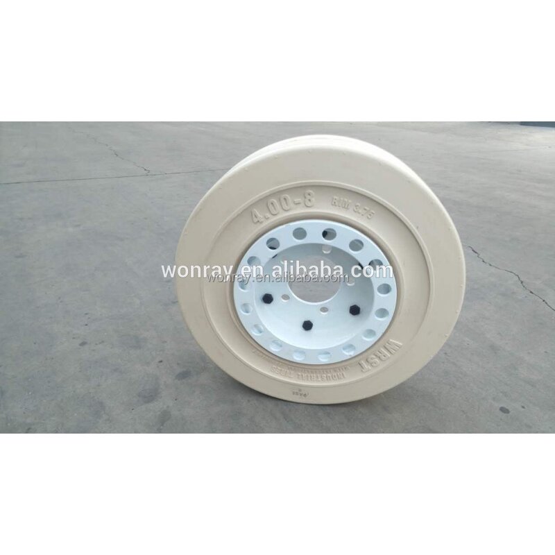 Solid Rubber Tyre Manufacturer - 4.00-8 3.00 3.75 for Airport Trailer GSE Wheel
