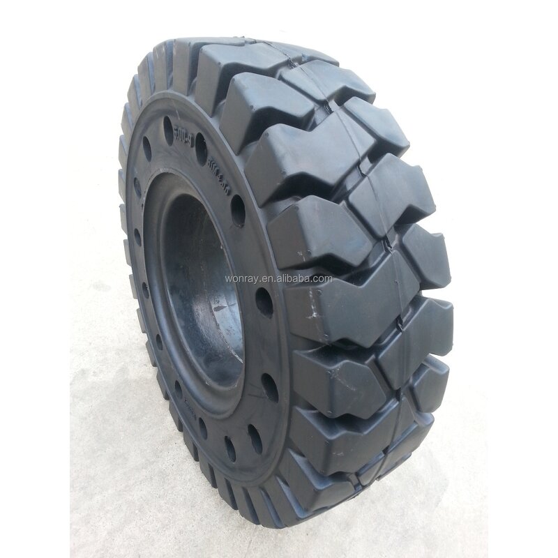 Solid Cushion Tires Manufacturer - 7.00-15 7.00-9 Pneumatic Shaped with Holes