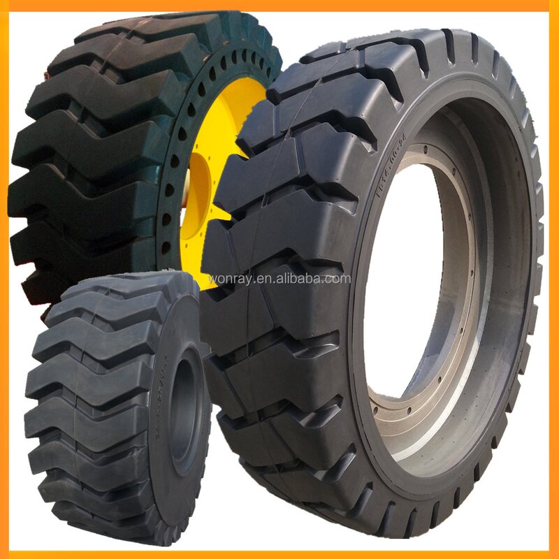 Road Grader Solid Tires Manufacturer - 1400-24 14.00-24 for Motor Grader