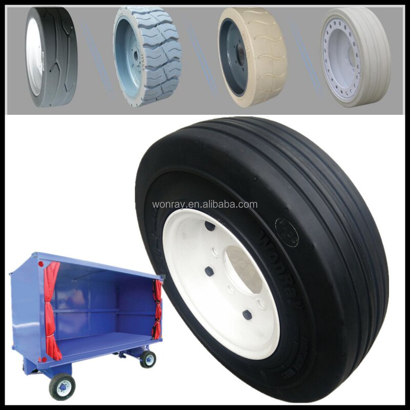 Aircraft Tires Manufacturer - 4.00-8 SOLID Airless Cushion for Luggage Trolley