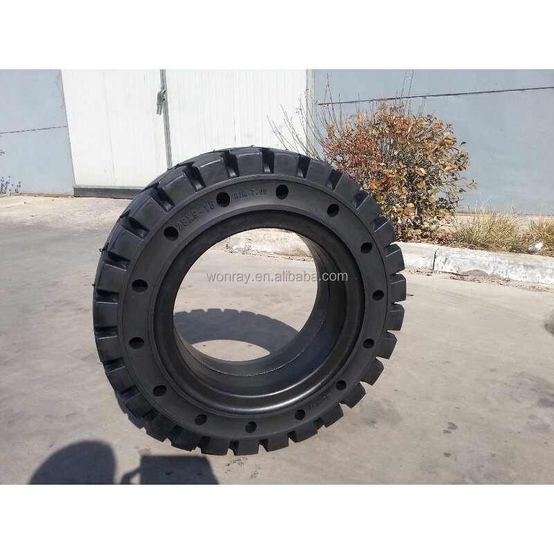 Solid Cushion Tires Manufacturer - 7.00-15 7.00-9 Pneumatic Shaped with Holes