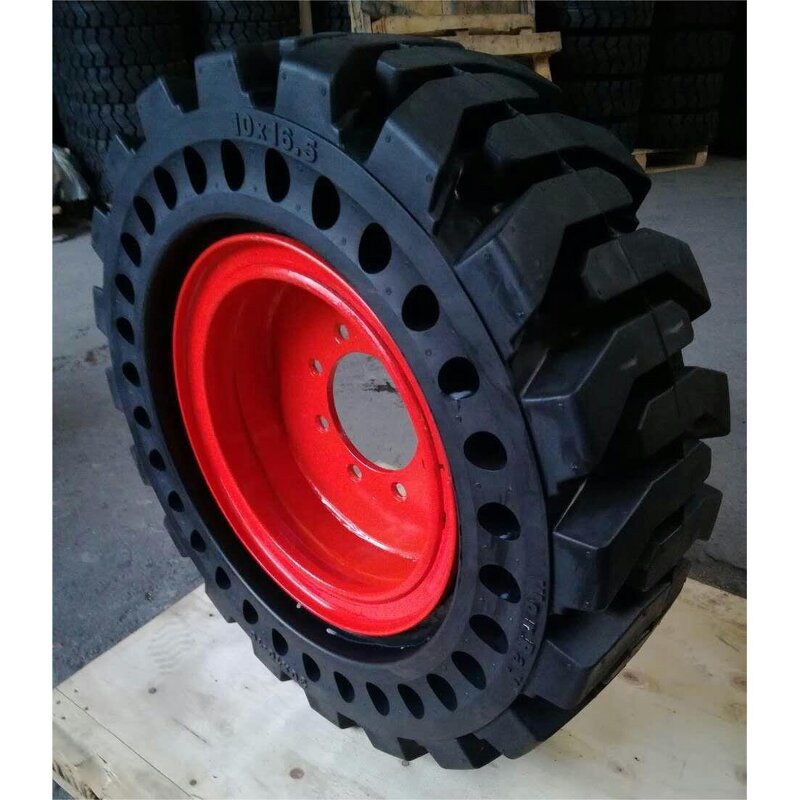 Skid Steer Loader Tyre Wheels Manufacturer - 10-16.5 R4 SKS1 Solid Rubber