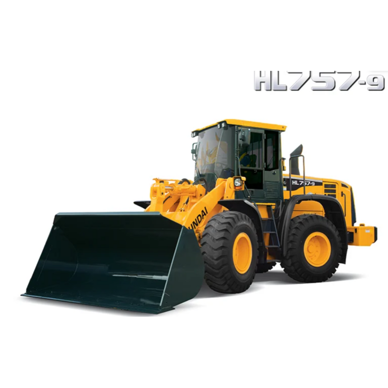 Solid Tire Manufacturer - Front Loader Hyundai HL757-9 with Rim 12 Holes 20.5-25