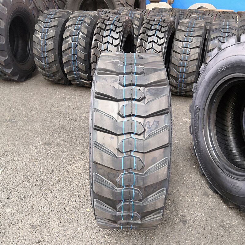 Solid Rubber Tire Manufacturer - Heavy Duty 12x16.5 12-16.5 for 8 Studs Wheel Loader