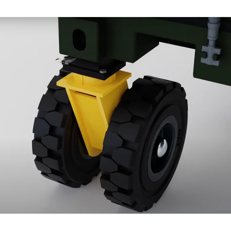 Shipping Container Dolly Wheel Manufacturer - Heavy Duty Solid Tire 7.00-9 6.00-9 7.00-12 7.50-15