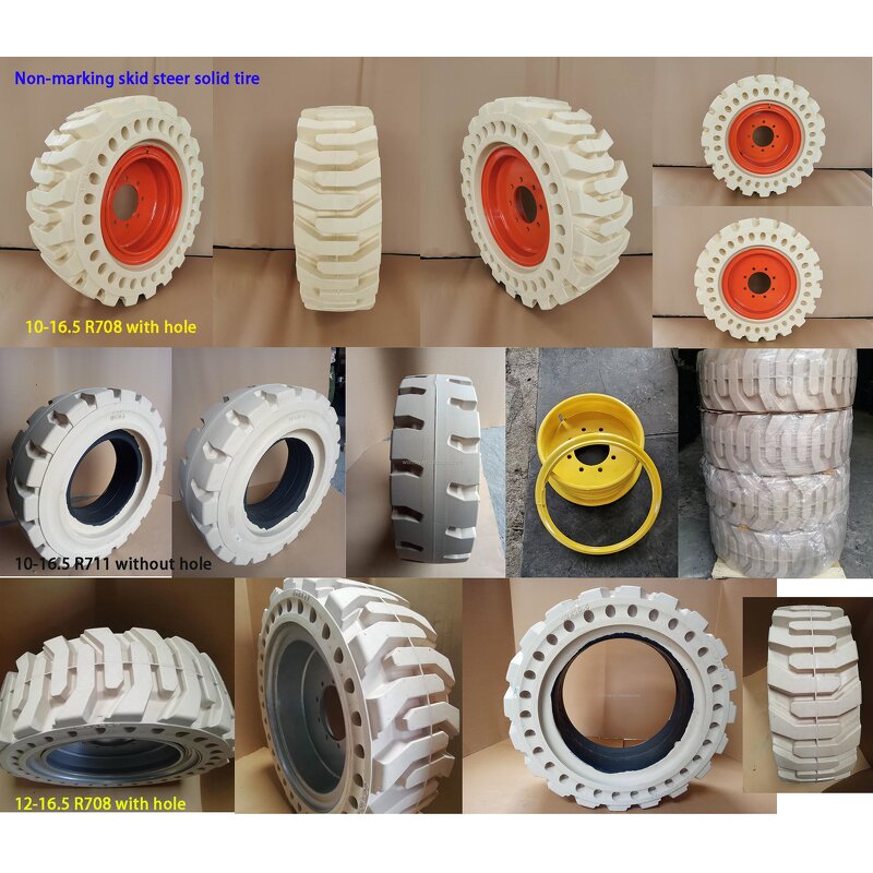 Non-marking Forklift Tires Manufacturer - White Solid Tire 18x7-8/4.33