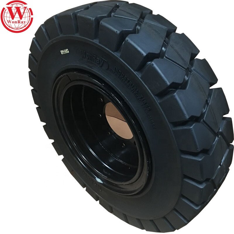 Solid Forklift Tire Manufacturer - 650-10 6.50-10 Ball Bearing for Construction