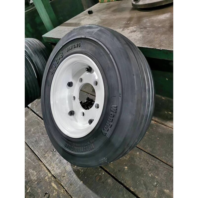 Solid Tires Manufacturer - 16 Special Small for Airport Luggage Trailers Dolly 400-8