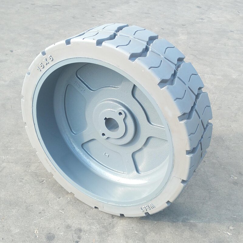 Scissor Lift Tables Solid Wheel Tires Manufacturer - Mobile 1000kg Load 10x3 12x4.5