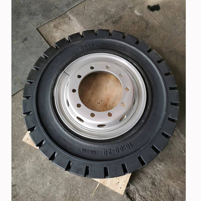 Solid Rubber Tyre Manufacturer - Crane HYS 2860 28000LB 10.00-20/8.00 for Rental Industries